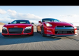 Испытания Nissan GT-R против Ауди R8 V10 Plus